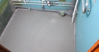 Наливной пол в туалете Тольятти, цена от 884 руб.